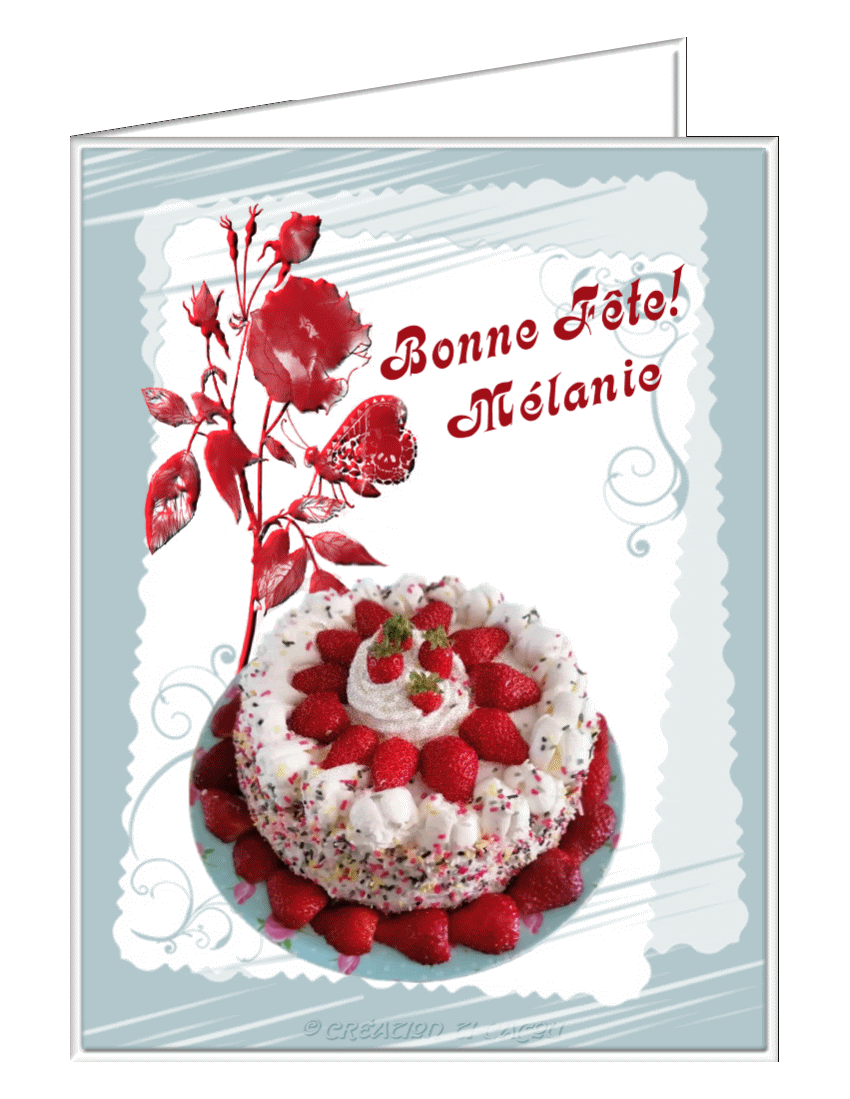Bonne Fete Melanie