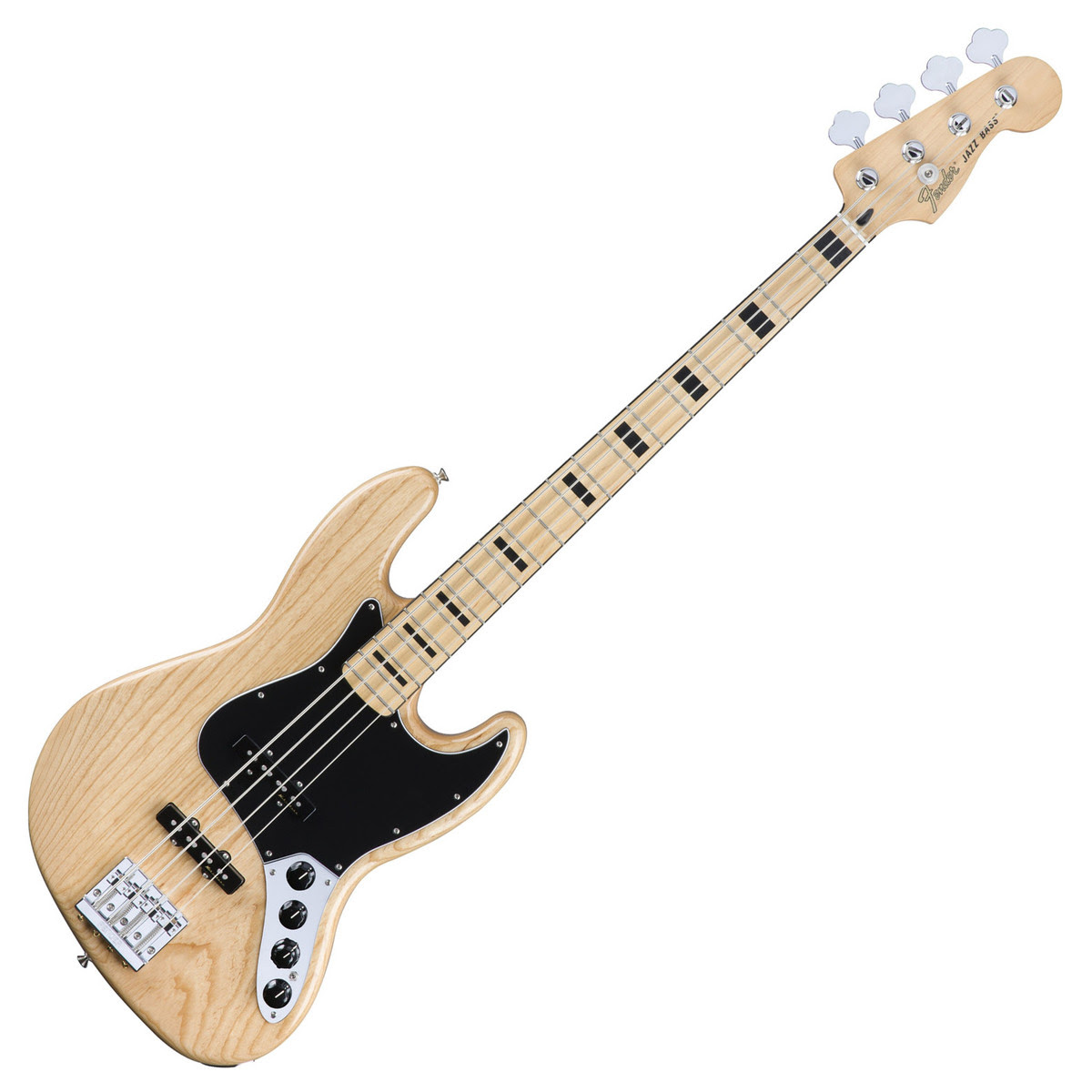 Fender Deluxe Active Jazz Bass Guitar Natural At