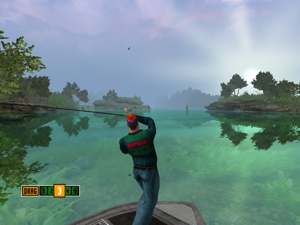 Rapala Pro Fishing Windows Casting requires you to move the mouse the way you want to cast... it's not as easy as it sounds