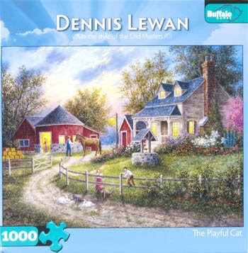 More image Dennis Lewan The Playful Cat 1000 pieces Jigsaw Puzzle