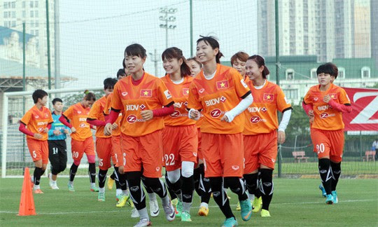 Tuyển nữ Việt Nam sẵn sàng giành vé Asian Cup