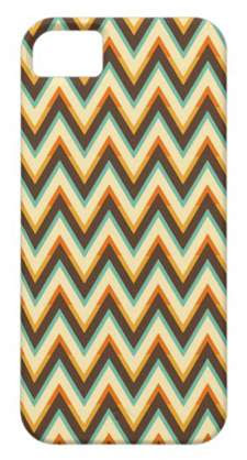retro chevron iphone case