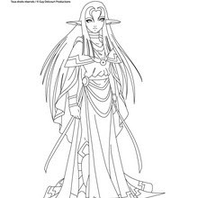 Coloriages tenebris adulte - fr.hellokids.com