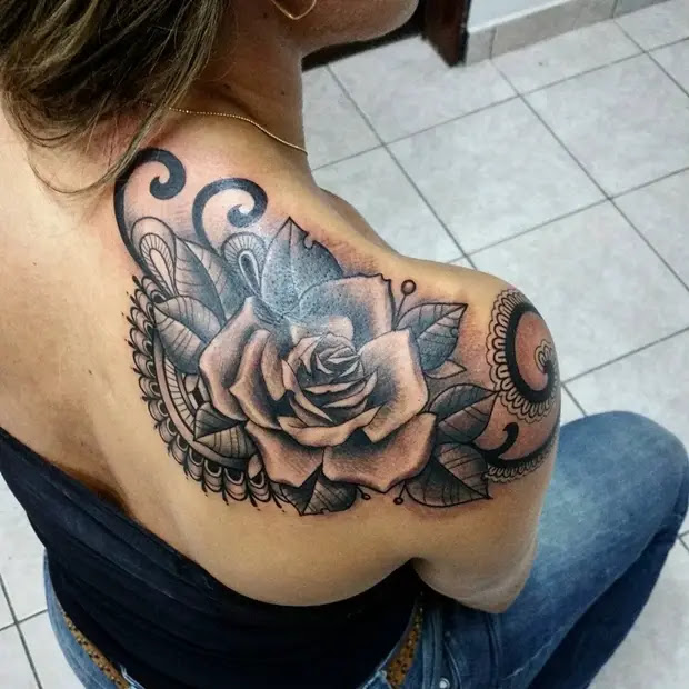 42 Totally Awesome Black Rose Tattoo That Will Inspire You To Get ...