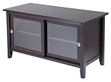 Tv Stand with Storage Cabinet Espresso