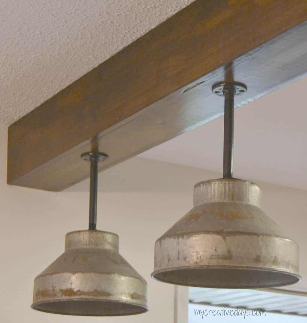 DIY Kitchen Light Fixtures {Part 2} - My Creative Days