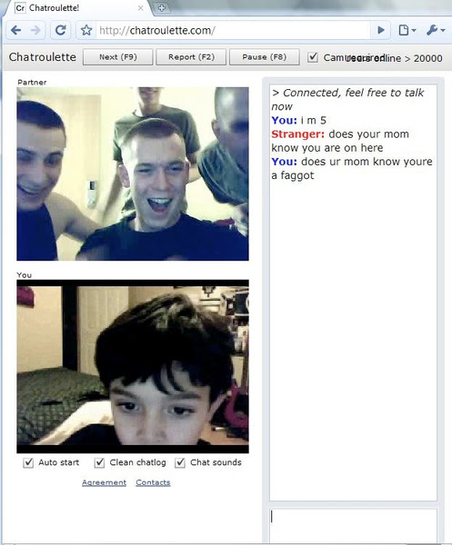 funny chatroulette pictures. 5 year old on Chatroulette