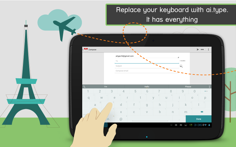 ai.type keyboard Plus + Emoji - screenshot