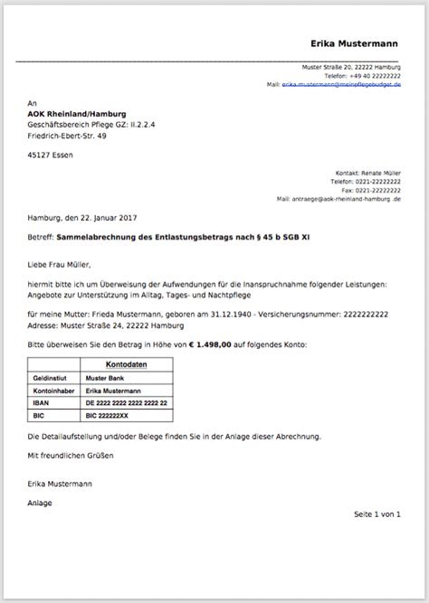 Antworten auf die wichtigsten fragen. Sammel-Abrechnung des Entlastungsbetrags