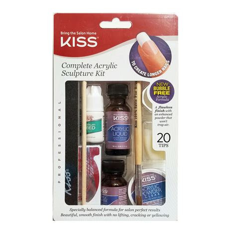 kiss complete acrylic sculpture kit  ak salon