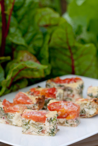 ve been dutifully buying plastic boxes of  Meatless Monday: Swiss chard, ricotta and tomato bake
