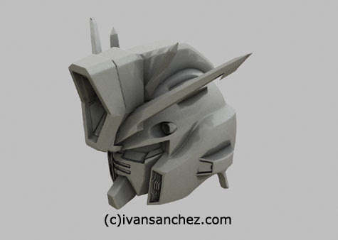 sentinel ZZ FAZZ gundam 3d mesh cg sandrum