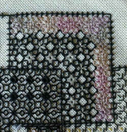 Blackwork journey - suite et fin du bloc 1
