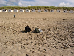 Two beings at the beach