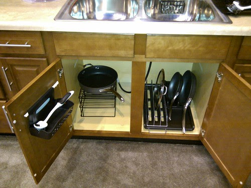 Rubbermaid Cabinet Organization