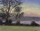 Peach Lake Sunrise, August 2008 (click here to bid on this painting)