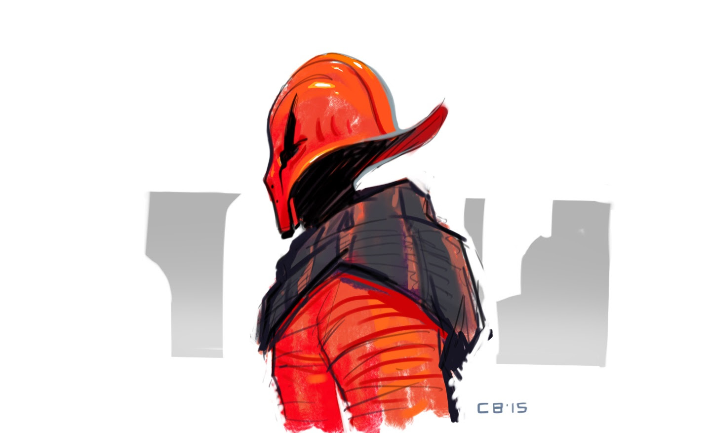 Quick Sketch I Made Of The Crimson Corsair Starwars