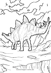Ausmalbilder Jungs Dino