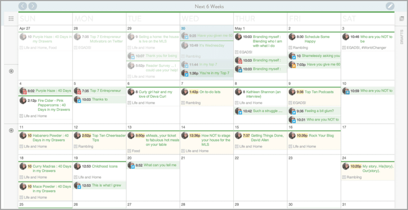 coschedule for organization for content marketing tools