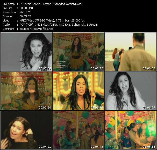 Tattoo Jordin Lyrics Jordin Sparks Tattoo lyrics in the Jordin Sparks Album. No One / Tattoo (medley) (Alicia Keys/Jordin Sparks) Jordin Sparks video vob