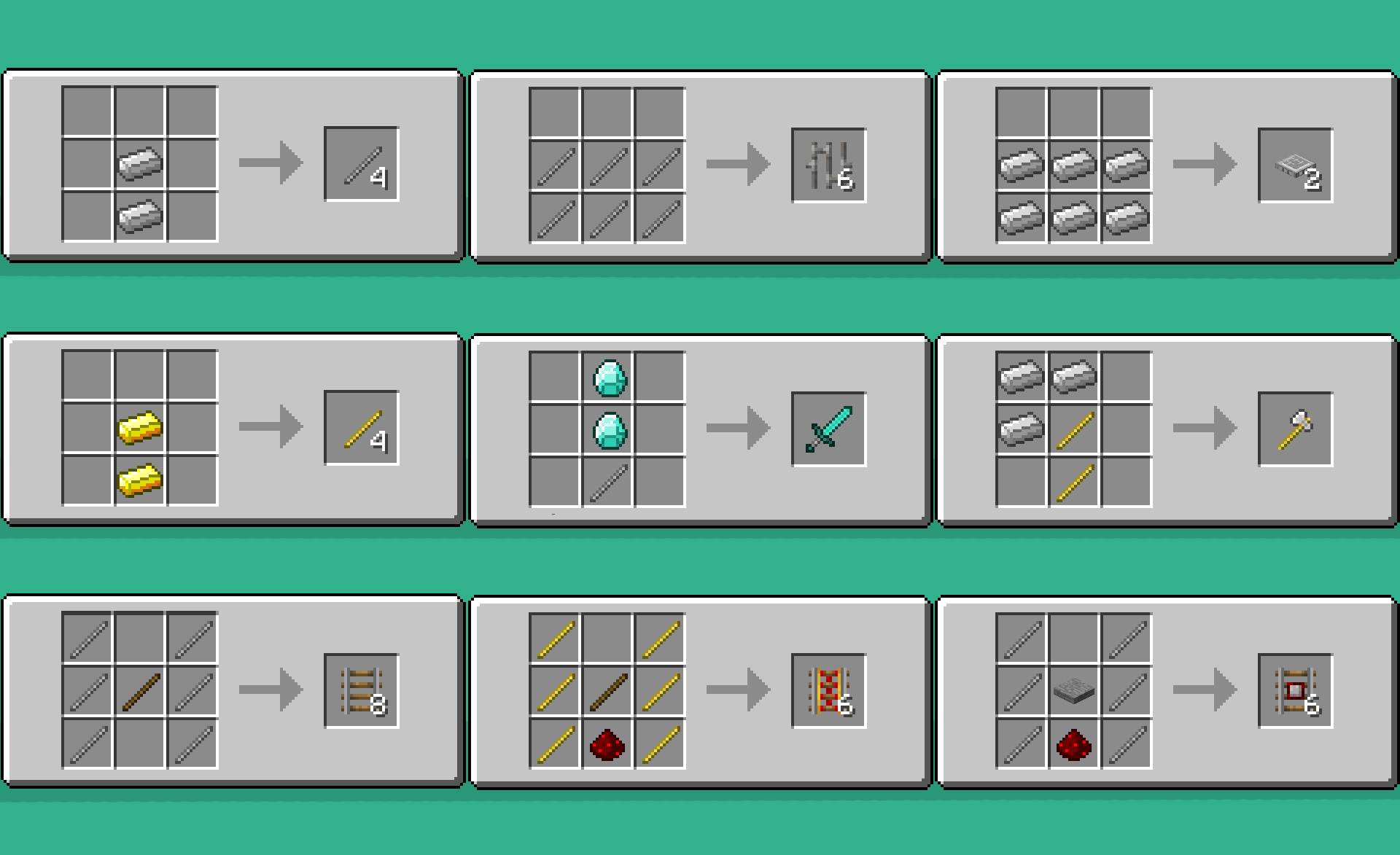 Metal Rods Mod - 9Minecraft.Net