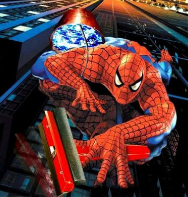 Pekerjaan Sampingan Spiderman  Gambar Lucu