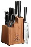 Ginsu 7112 Chikara 12-Piece Stainless Steel Knife Set with Block
