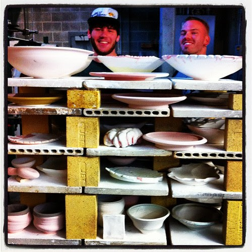 Cone 10 reduction - testing before final firings... With Brandon and Shane.