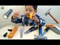 🤹◾️Unboxing Hand Tool box diy Toys - Toy Tool Set Tool Box Kid Videos Box of Toys