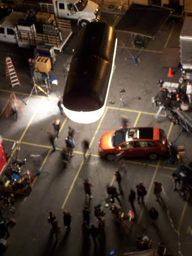 CU - car commercial night shoot