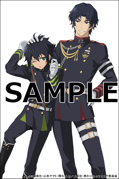 アニメイト 終わりのセラフ フェア特典 グッズ情報 さらに映像特典の描き下ろし画像が解禁 ダブあに Jp