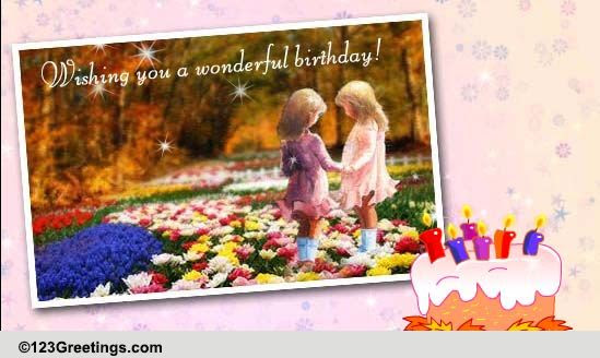 B'day Wish For Your Sister! Free For Brother & Sister 