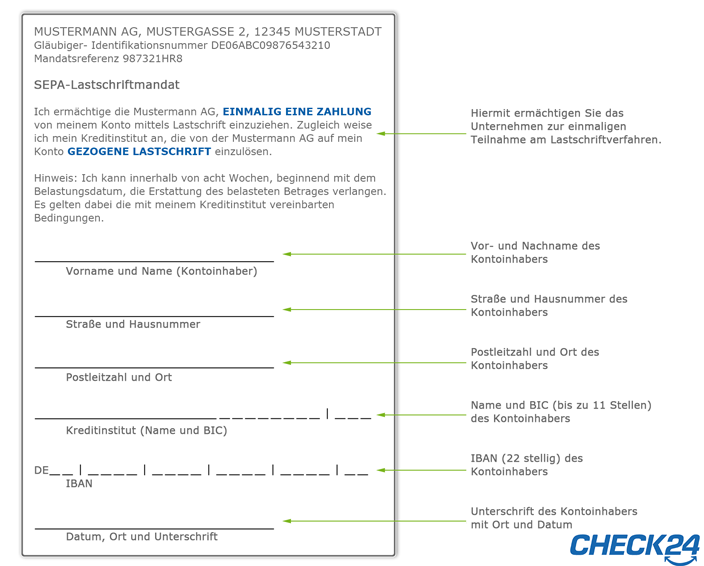 So funktioniert die SEPA-Lastschrift | CHECK24