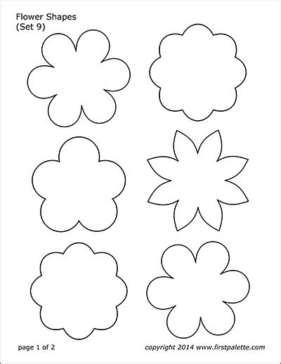  free printable heart flower templates best flower site