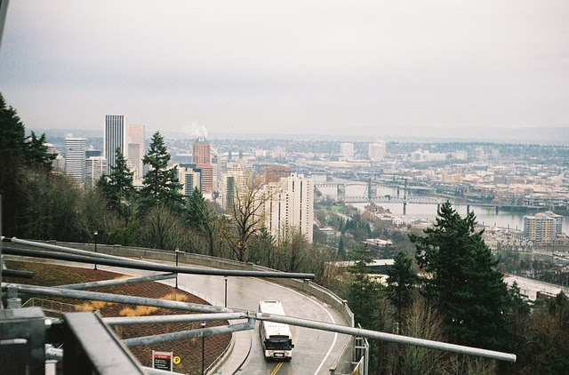 Downtown from upper tram station