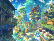 背景 街 Pixiv年鑑 B