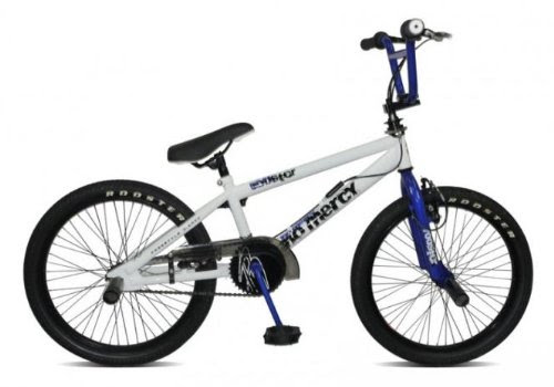 Vélos BMX 20' BMX Rooster No Mercy 5 couleurs modèle 2012, Farbe:weiss/lila SPECIAL PRICE