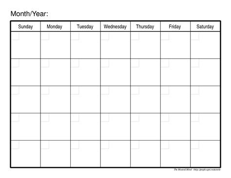 Free printable blank calendars are provided to print and download. printable editable monthly calendar template