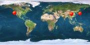 world map hits counter