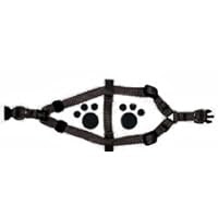 Black 5/8 Small Deluxe Step In Dog Harness