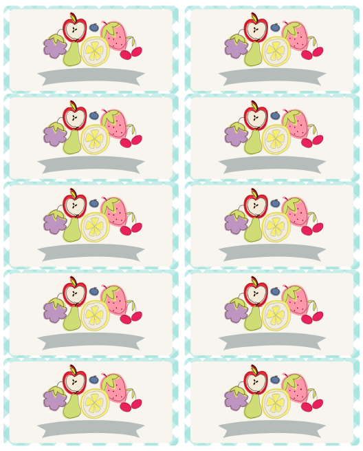 Cute Fruity Fun Free Canning Label Printables -:) | Worldlabel Blog