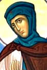 Macrina la Joven, Santa