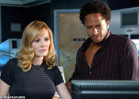 Gary Dourdan as forensic investigator Warrick Brown in CSI: Crime Scene 