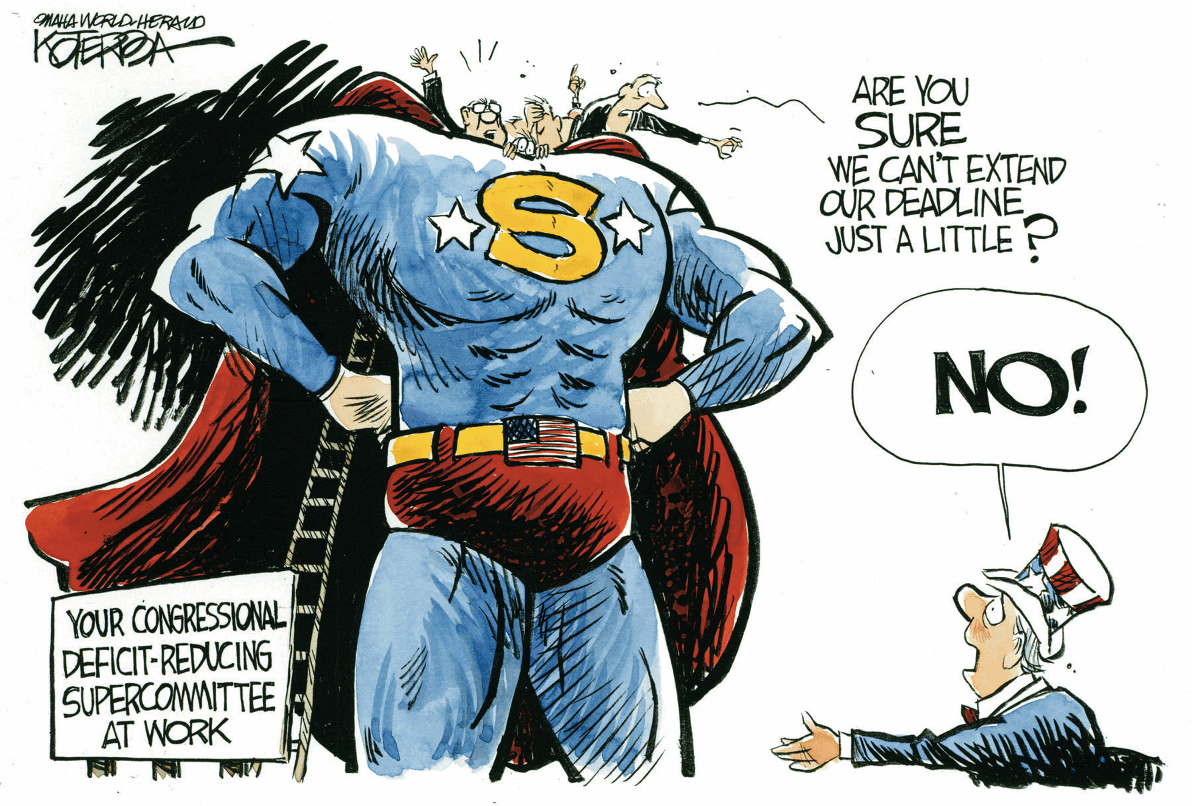 Cartoon by John Trever