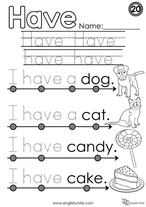Sight word kindergarten and first grade colorful picture flash cards english filipino : beginning reading 20 have english unite sight words kindergarten