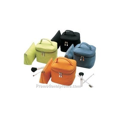 Polka  Cosmetic Bags on Cosmetic Case Polka Dot Cosmetic Case Clear Plastic Airline Travel Bag