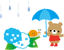 梅雨の無料イラスト