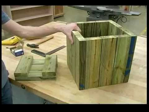 Woodworking Plans - Building Wooden Garden Planters 