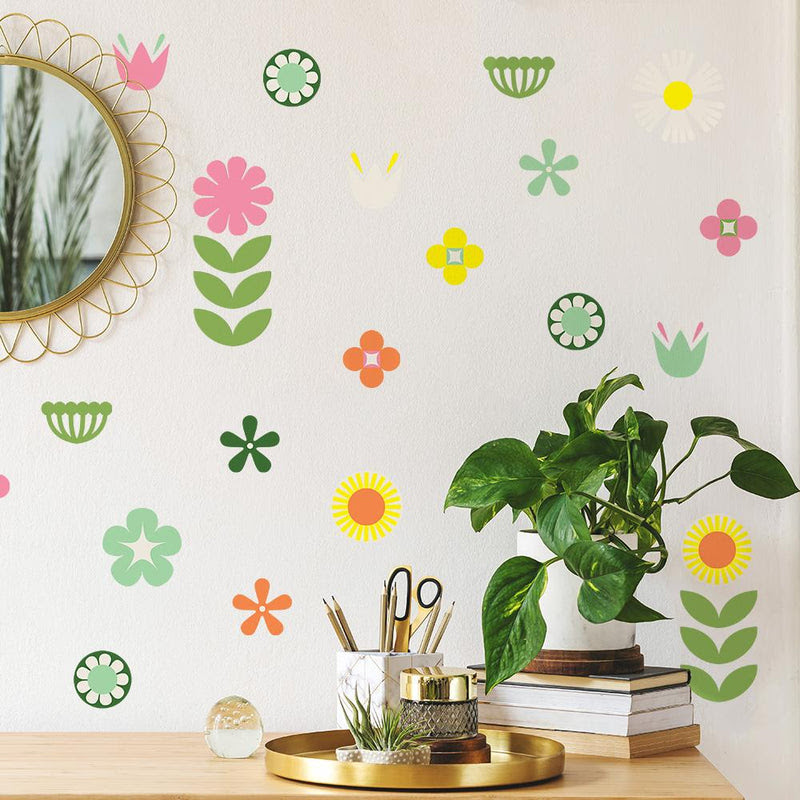 Retro Floral Wall Decals Project Nursery