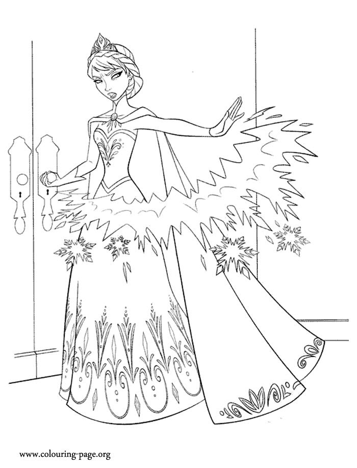 Free Frozen Coloring Pages Download Free Frozen Coloring Pages Png Images Free Cliparts On Clipart Library